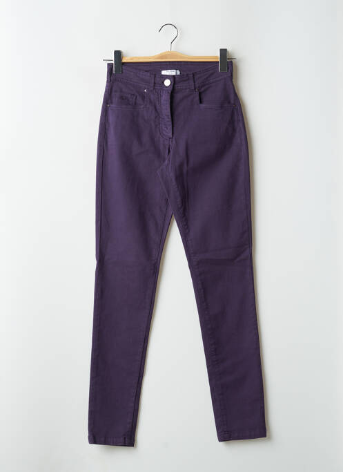 Pantalon slim violet PAUL BRIAL pour femme