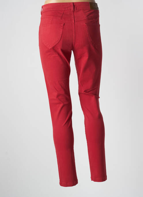 Pantalon slim rouge PAUL BRIAL pour femme