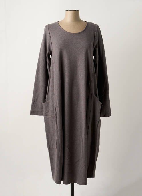 Robe longue gris G!OZE pour femme