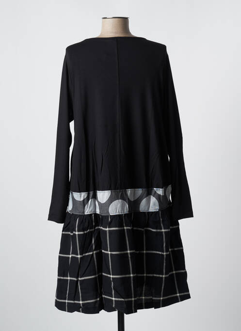 Robe mi-longue noir G!OZE pour femme