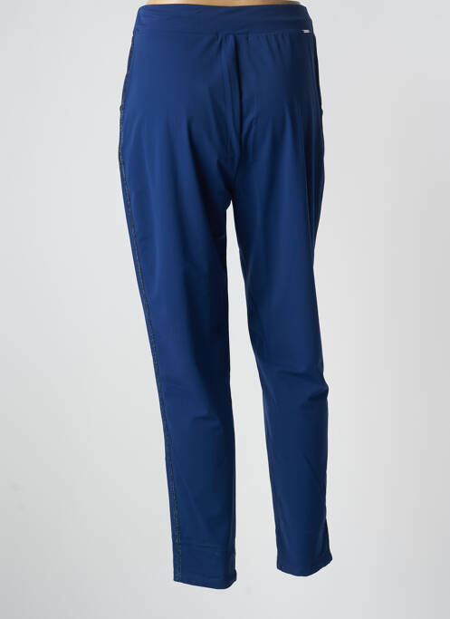 Pantalon droit bleu MALOKA pour femme