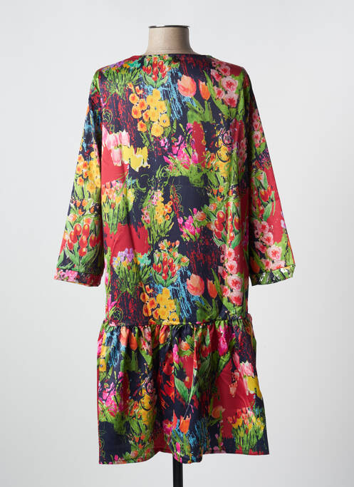 Robe mi-longue bleu MALOKA pour femme