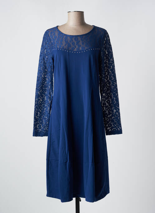 Robe longue bleu MALOKA pour femme