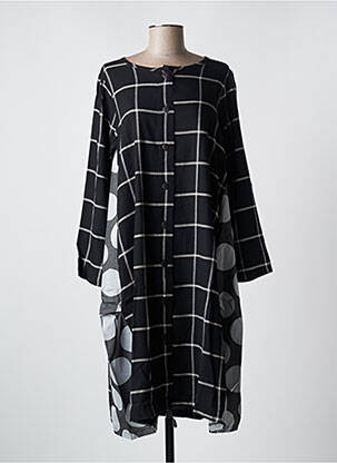 Robe mi-longue noir G!OZE femme