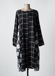 Robe mi-longue noir G!OZE femme
