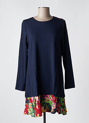 Robe mi-longue bleu MALOKA femme