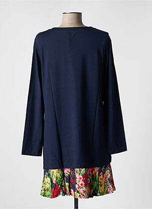 Robe mi-longue bleu MALOKA femme