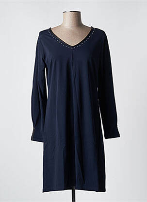 Robe mi-longue bleu MALOKA femme