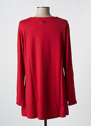 Tunique manches longues rouge MALOKA femme
