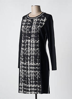 Robe mi-longue noir MALOKA femme