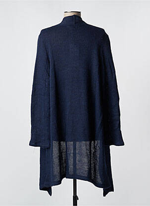 Gilet manches longues bleu MALOKA femme