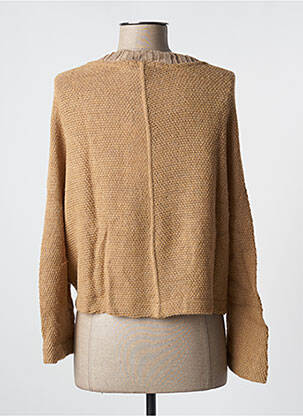 Gilet manches longues marron MALOKA femme