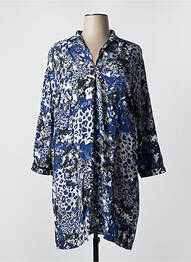 Robe mi-longue bleu MALOKA femme