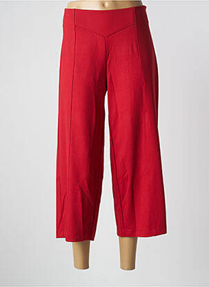 Pantacourt rouge MALOKA femme