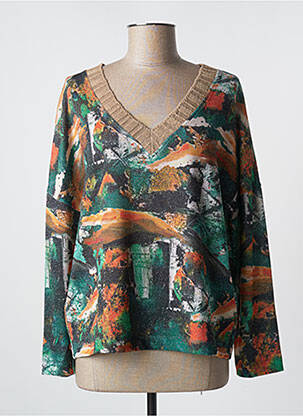 Pull vert MALOKA femme