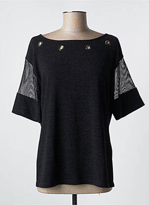 Pull noir MALOKA pour femme