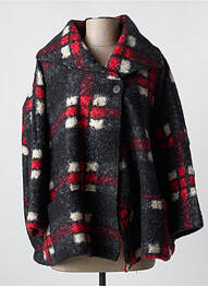 Manteau court rouge G!OZE femme