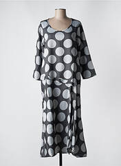 Robe mi-longue gris G!OZE pour femme seconde vue