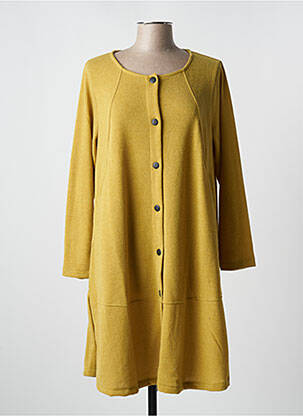 Gilet manches longues vert G!OZE femme