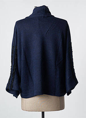 Gilet manches longues bleu MALOKA femme