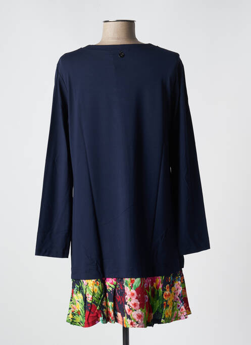 Robe mi-longue bleu MALOKA pour femme