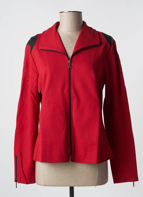 Veste casual rouge MALOKA pour femme