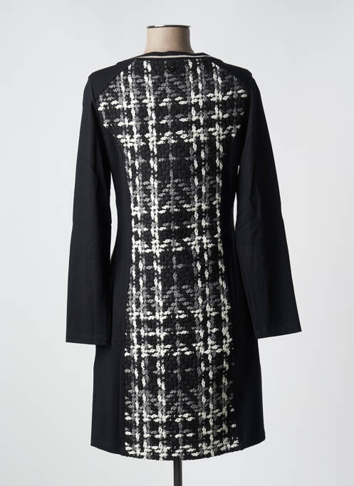 Robe mi-longue noir MALOKA pour femme