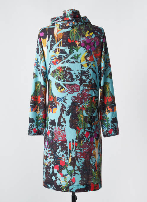 Robe mi-longue bleu MALOKA pour femme