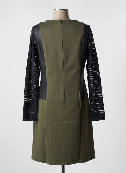 Robe mi-longue kaki MALOKA pour femme