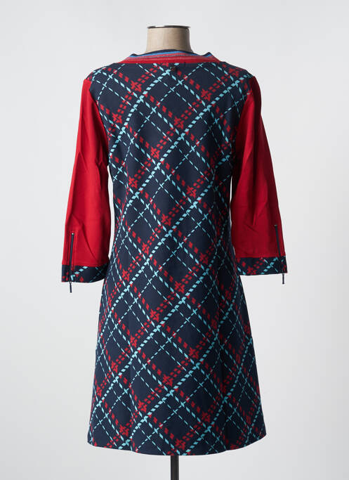 Robe mi-longue rouge MALOKA pour femme