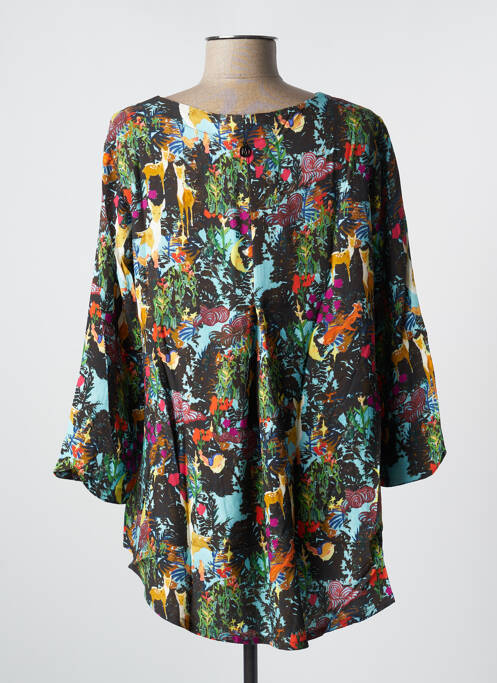 Blouse marron MALOKA pour femme