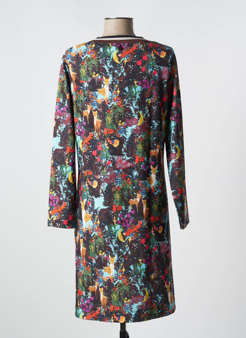 Robe mi-longue bleu MALOKA pour femme