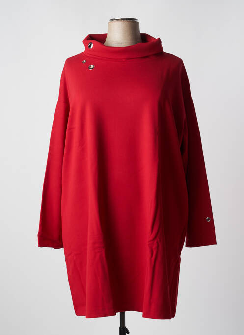 Robe mi-longue rouge MALOKA pour femme