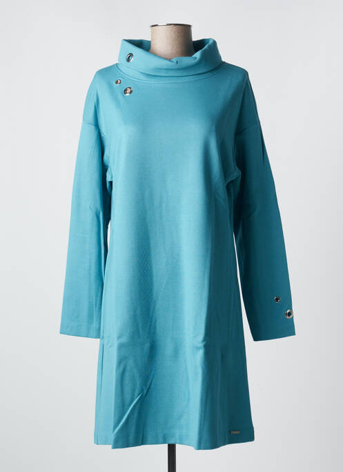 Robe mi-longue bleu MALOKA pour femme