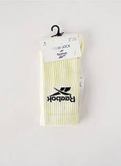 Chaussettes jaune REEBOK pour femme seconde vue