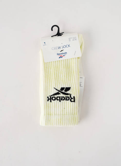 Chaussettes jaune REEBOK pour femme