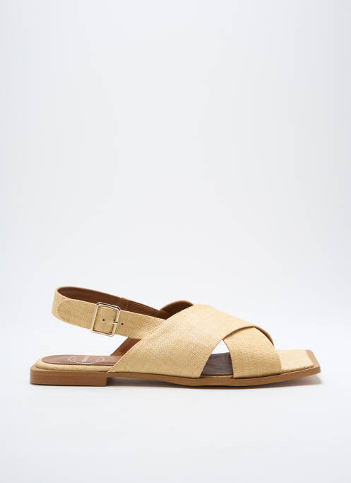 Sandales/Nu pieds beige SARENZA pour femme