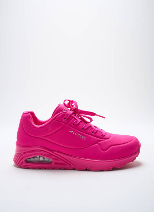 Baskets rose SKECHERS pour femme