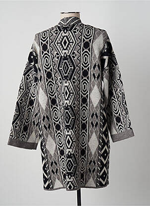 Gilet manches longues ecru DIANE LAURY femme
