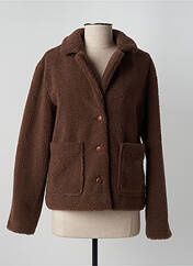 Manteau court marron C'EST BEAU LA VIE pour femme seconde vue