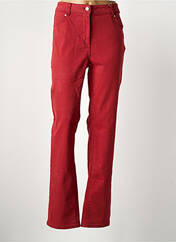 Pantalon droit rouge DIANE LAURY pour femme seconde vue