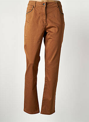 Pantalon slim marron DIANE LAURY femme