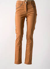 Pantalon slim beige DIANE LAURY pour femme seconde vue