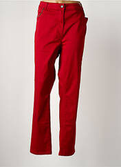 Pantalon slim rouge DIANE LAURY pour femme seconde vue