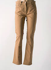 Pantalon slim taupe JULIE GUERLANDE pour femme seconde vue