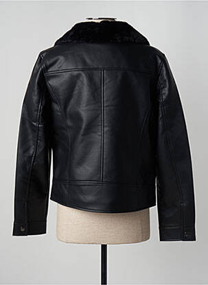 Veste simili cuir gris C'EST BEAU LA VIE femme