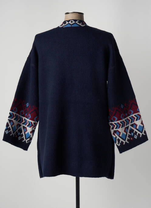 Gilet manches longues bleu marine DIANE LAURY pour femme