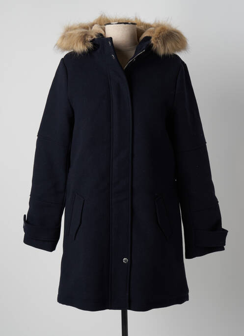 Manteau long bleu C'EST BEAU LA VIE pour femme