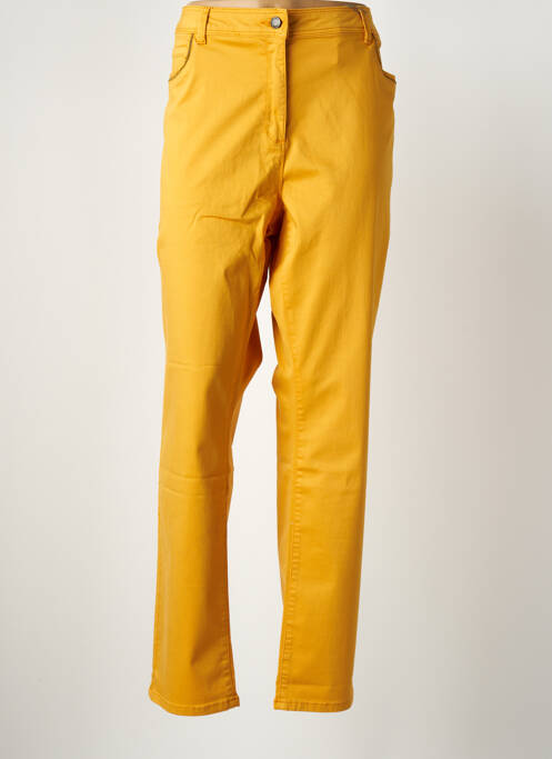 Pantalon slim jaune DIANE LAURY pour femme