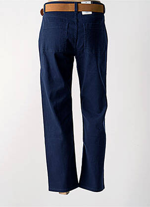 Pantalon droit bleu C'EST BEAU LA VIE femme